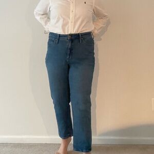 J. Crew Women's Straight Leg Jeans in Blue